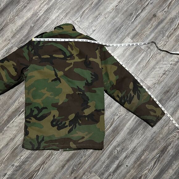 Kicks USA Woodland Camo Field Jacket L - Picture 5 of 12